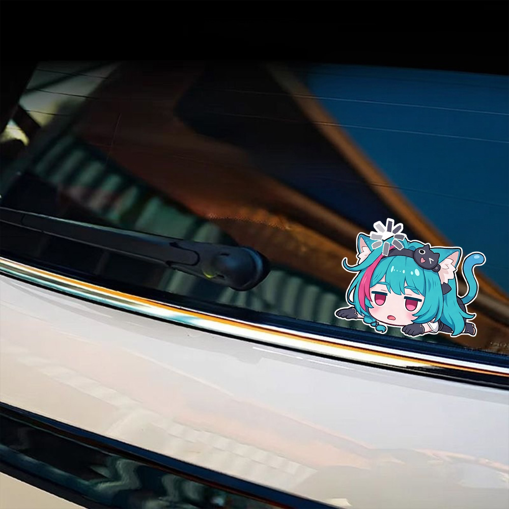 Laptop Accessories Light - Anime Girl Car Stickers Neverness to