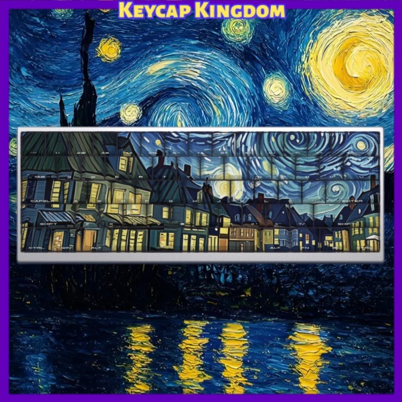 Laptop Accessories Gifts - Van Gogh Starry Sky Theme Keycap