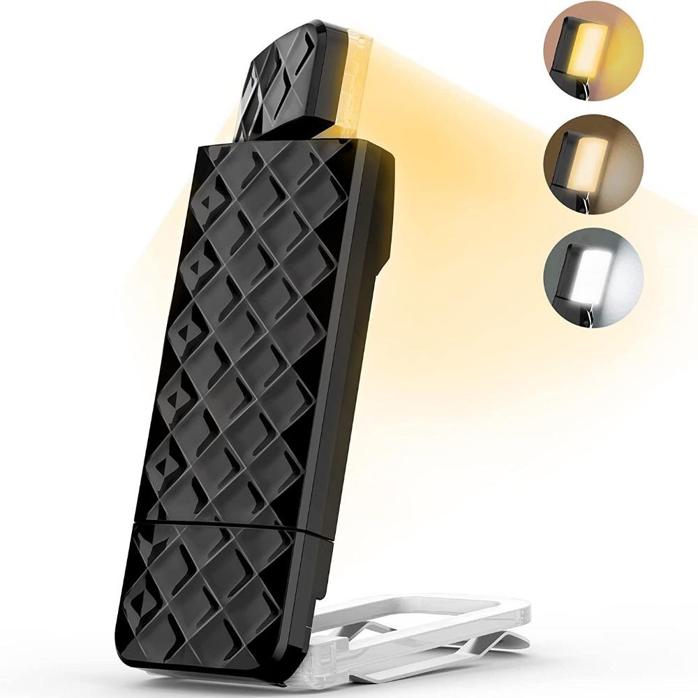 Laptop Accessories Light - LED Clip on Book Light Rechargeable