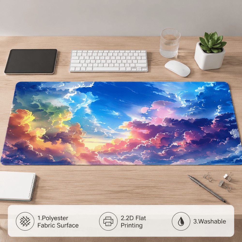 Colorful sunset cloud sky prin - Laptop Accessories Officeworks review and price
