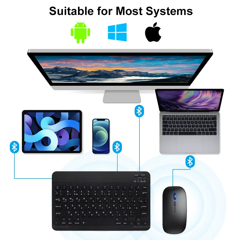 New 2025 Bluetooth Wireless Ke - Laptop Accessories Combo review and price