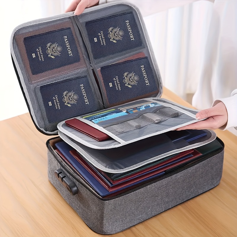 Lockable File Storage Bag,3-La - Laptop Accessories Organizer Bag review and price