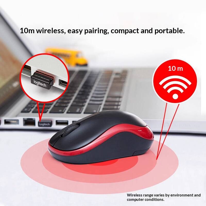Logitech M185 Wireless Mouse H - Laptop Accessories Officeworks review and price