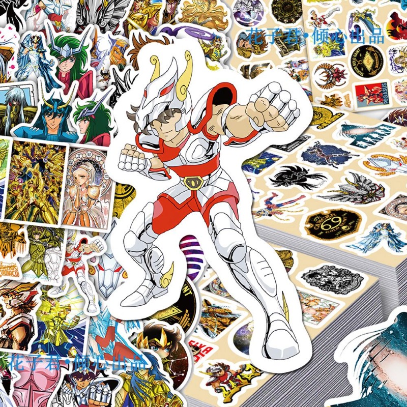 101Pcs Saint Seiya Anime Stick - Laptop Accessories Stickers review and price