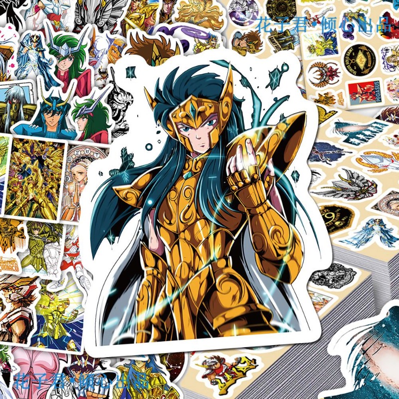 101Pcs Saint Seiya Anime Stick - Laptop Accessories Stickers review and price