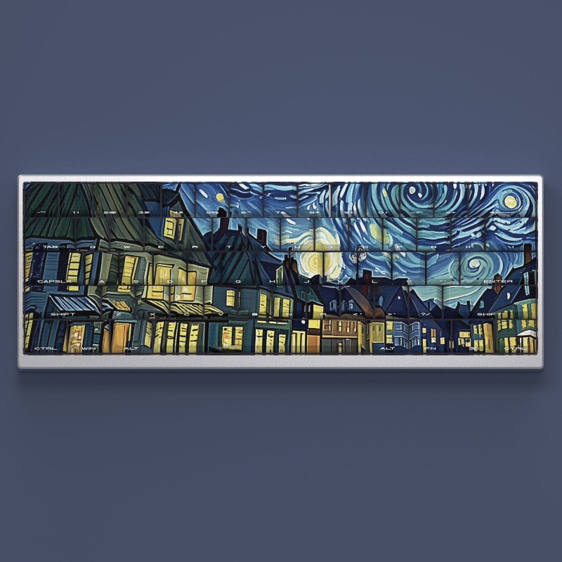 Van Gogh Starry Sky Theme Keyc - Laptop Accessories Gifts review and price