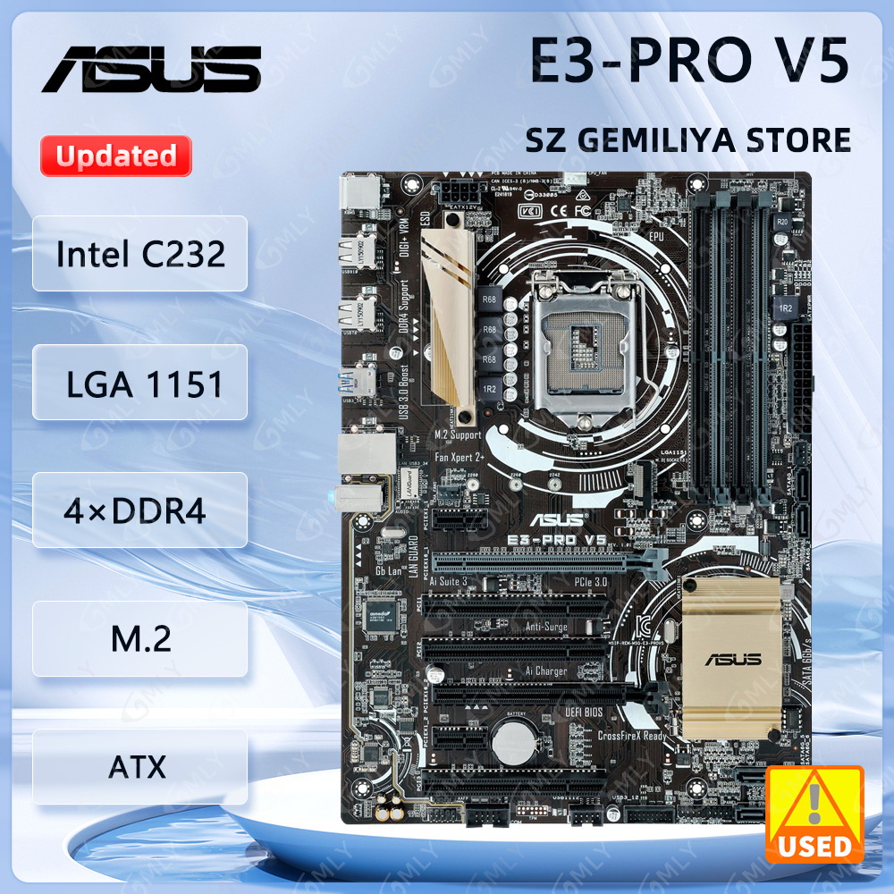 Asus E3-PRO V5 Motherboard LGA - Intel Cpu Core I7 review and price