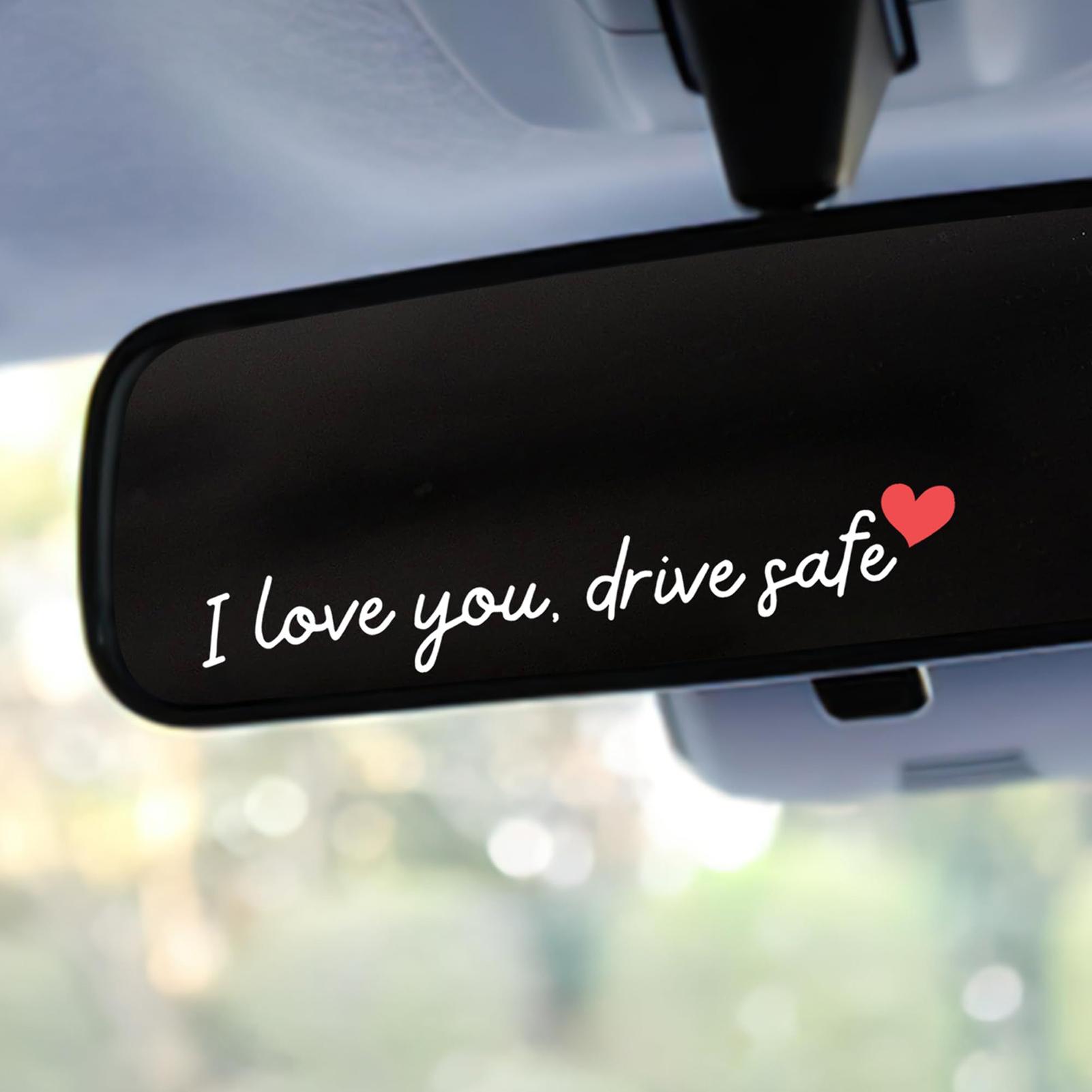 Rear View Mirror Sticker 3 Pie - Laptop Accessories Stickers review and price