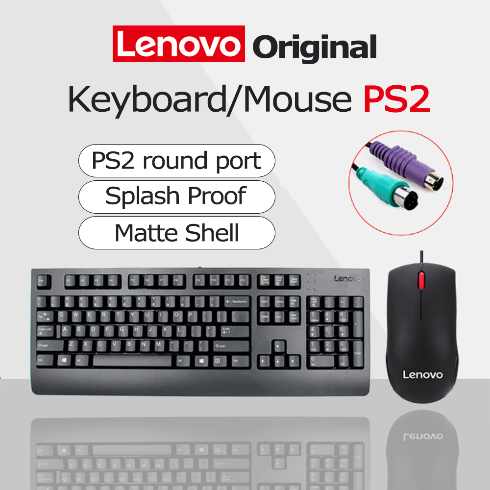 Lenovo Keyboard Mouse PS2 Roun - Laptop Accessories Combo review and price