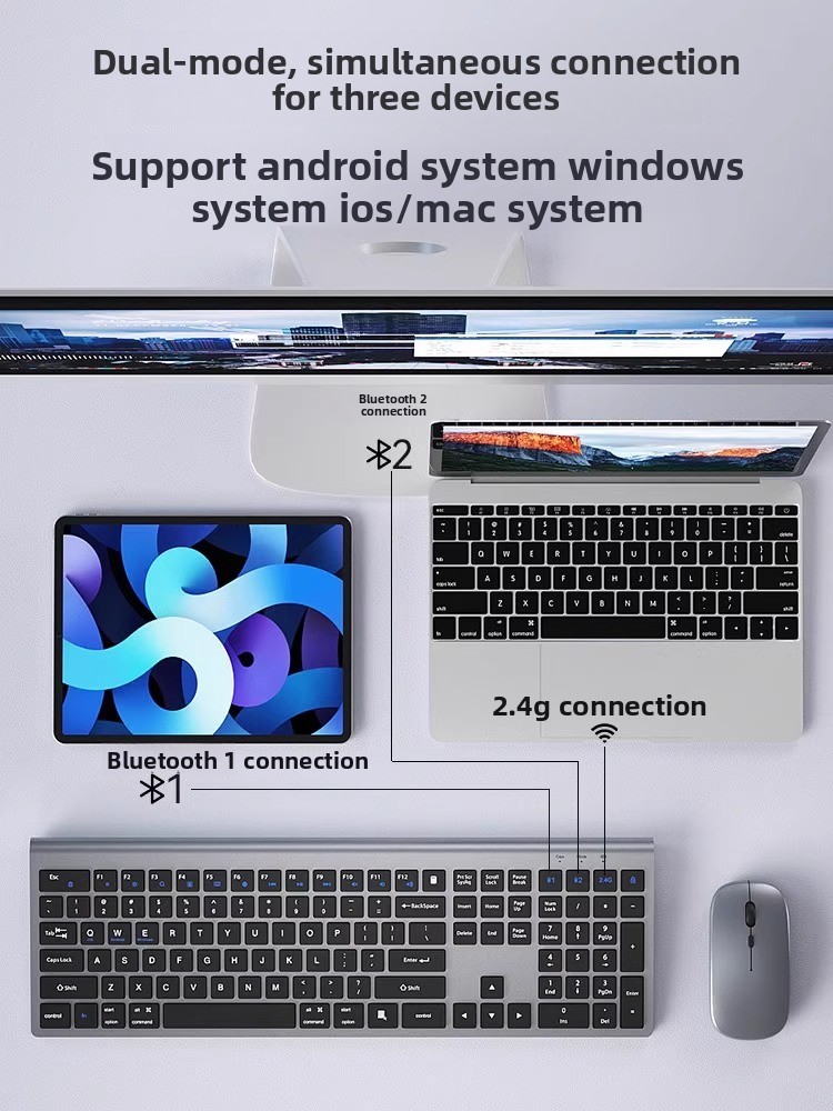 Custom Bluetooth Ultra-Thin Wi - Laptop Accessories Combo review and price