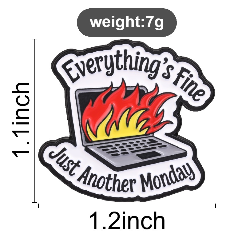 Burning Laptop Badge Everythin - Laptop Accessories Officeworks review and price