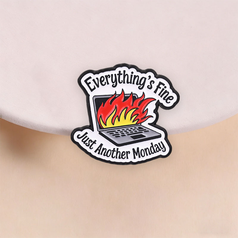 Burning Laptop Badge Everythin - Laptop Accessories Officeworks review and price