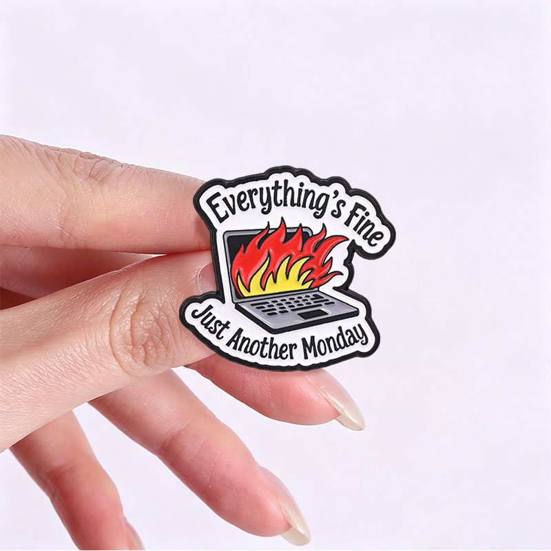 Burning Laptop Badge Everythin - Laptop Accessories Officeworks review and price