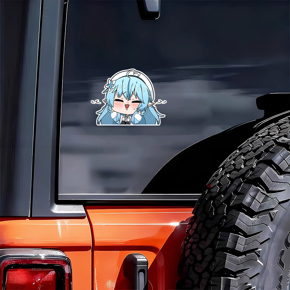 Cute Anime Girl Car Sticker Ho - Laptop Accessories Light review and price