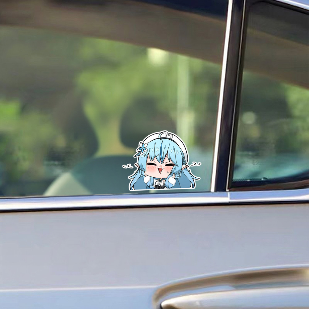 Cute Anime Girl Car Sticker Ho - Laptop Accessories Light review and price