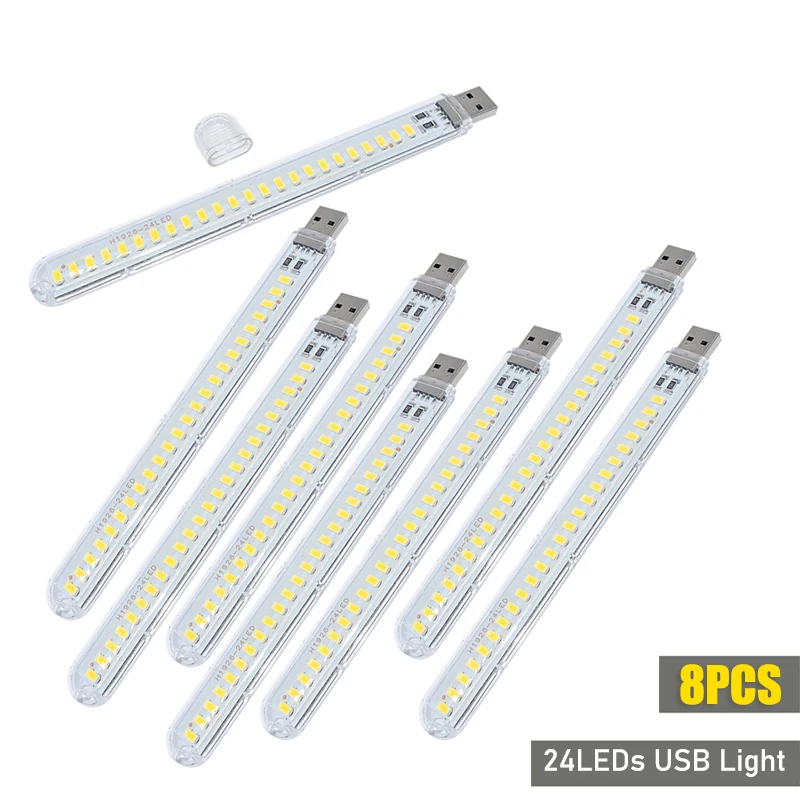 DC5V USB LED Light 24LED 8LED  - Laptop Accessories Light review and price